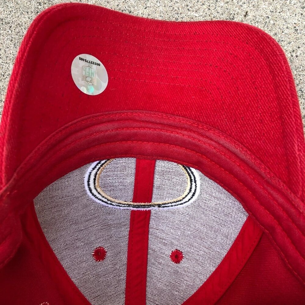 Vintage NFL San Francisco 49ers Baseball Hat Men's Adjustable Cap Red - Picture 4 of 5
